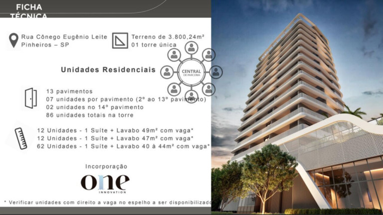 Imagem Apartamento com 1 Quarto à Venda, 46 m² em Pinheiros - São Paulo Imagem Apartamento com 1 Quarto à Venda, 46 m² em Pinheiros - São Paulo