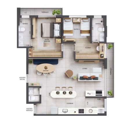 Imagem Apartamento com 3 Quartos à Venda, 126 m² em Perdizes - São Paulo