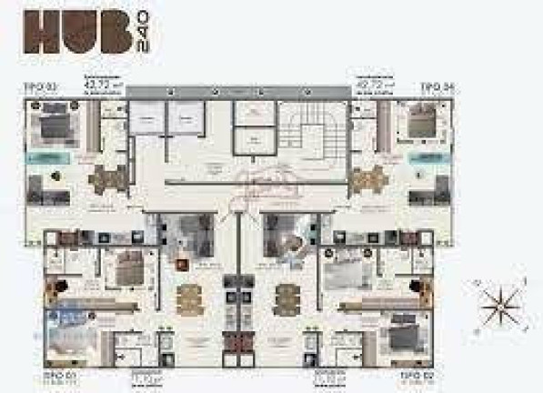 Imagem Studio com 1 Quarto à Venda, 42 m² em Porto Belo - Porto Belo Imagem Studio com 1 Quarto à Venda, 42 m² em Porto Belo - Porto Belo
