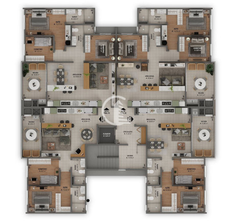 Imagem Apartamento com 3 Quartos à Venda, 97 m² em Pio X - Caxias Do Sul Imagem Apartamento com 3 Quartos à Venda, 97 m² em Pio X - Caxias Do Sul