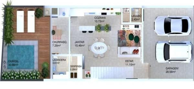 Imagem Sobrado com 3 Quartos à Venda, 159 m² em América - Joinville Imagem Sobrado com 3 Quartos à Venda, 159 m² em América - Joinville