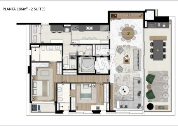 Imagem Apartamento com 2 Quartos à Venda, 186 m² em Ibirapuera - São Paulo Imagem Apartamento com 2 Quartos à Venda, 186 m² em Ibirapuera - São Paulo