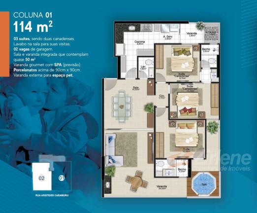Imagem Apartamento com 3 Quartos à Venda, 114 m² em Muquiçaba - Guarapari Imagem Apartamento com 3 Quartos à Venda, 114 m² em Muquiçaba - Guarapari