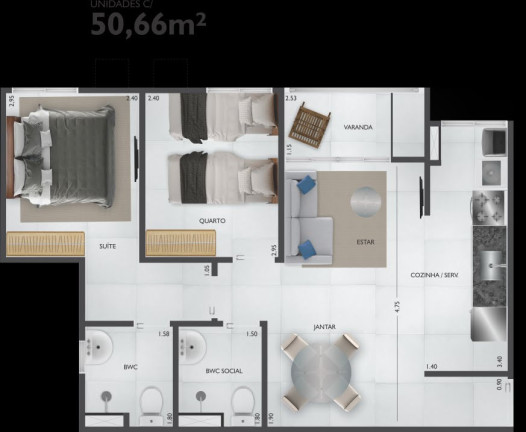 Imagem Apartamento com 2 Quartos à Venda, 51 m² em Candeias - Jaboatão Dos Guararapes Imagem Apartamento com 2 Quartos à Venda, 51 m² em Candeias - Jaboatão Dos Guararapes