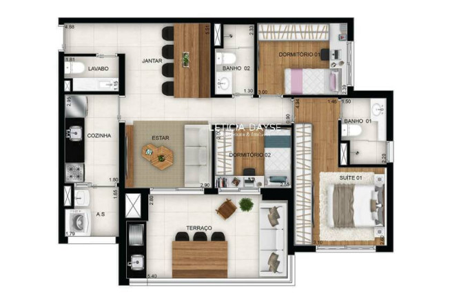 Imagem Apartamento com 2 Quartos à Venda, em Santo Amaro - São Paulo Imagem Apartamento com 2 Quartos à Venda, em Santo Amaro - São Paulo