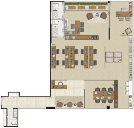 Imagem Sala Comercial à Venda, 146 m² em Bethaville I - Barueri