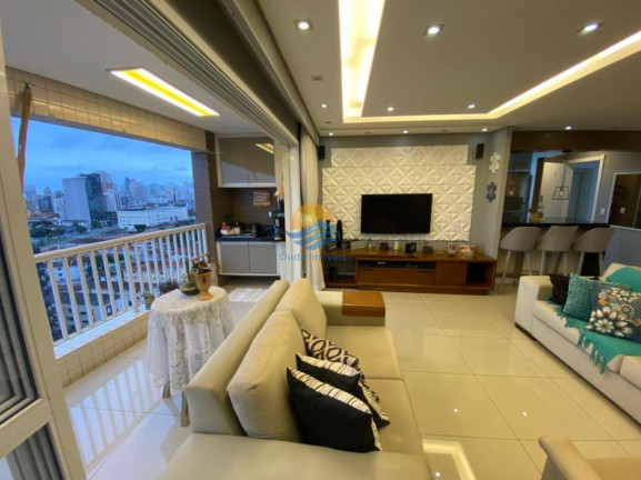 Apartamento com 3 Quartos à Venda, 96 m² em Encruzilhada - Santos