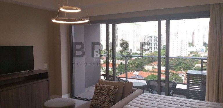 Imagem Apartamento com 1 Quarto para Alugar, 41 m² em Brooklin - São Paulo Imagem Apartamento com 1 Quarto para Alugar, 41 m² em Brooklin - São Paulo