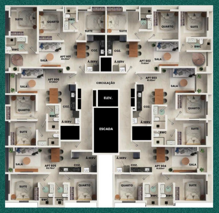 Imagem Apartamento com 3 Quartos à Venda, 69 m² em Intermares - Cabedelo Imagem Apartamento com 3 Quartos à Venda, 69 m² em Intermares - Cabedelo