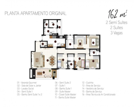 Imagem Imóvel com 4 Quartos à Venda, 162 m² em Aguas Norte - águas Claras Imagem Imóvel com 4 Quartos à Venda, 162 m² em Aguas Norte - águas Claras