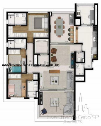 Imagem Apartamento com 3 Quartos à Venda, 163 m² em Vila Clementino - São Paulo