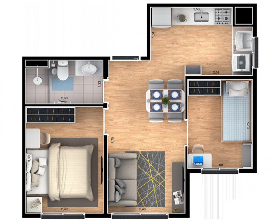 Imagem Imóvel com 2 Quartos à Venda, 35 m² em Brás - São Paulo Imagem Imóvel com 2 Quartos à Venda, 35 m² em Brás - São Paulo