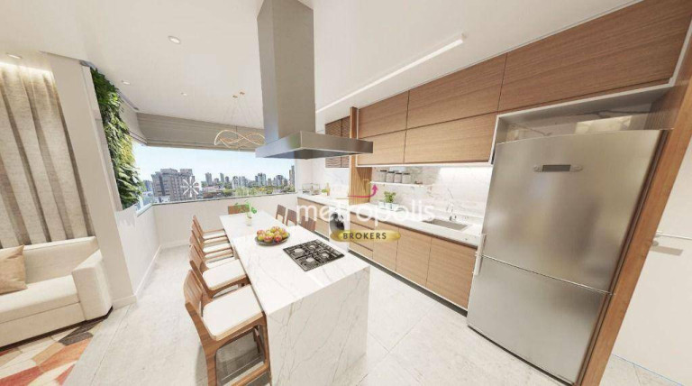 Apartamento com 2 Quartos à Venda, 71 m² em Jardim - Santo André