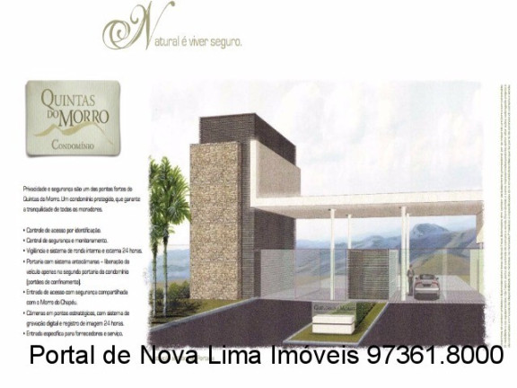 Imagem Terreno à Venda, 2.910 m² em Quintas Do Morro - Nova Lima