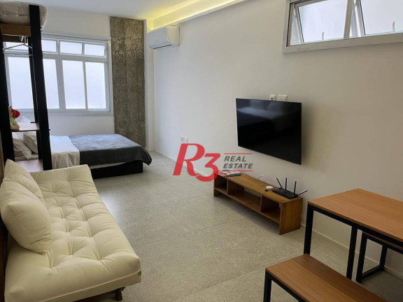 Imagem Kitnet com 1 Quarto à Venda, 44 m² em Gonzaga - Santos Imagem Kitnet com 1 Quarto à Venda, 44 m² em Gonzaga - Santos