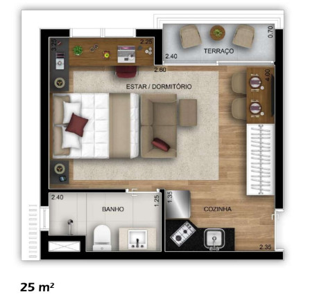 Imagem Apartamento com 1 Quarto à Venda, 24 m² em Vila Madalena - São Paulo