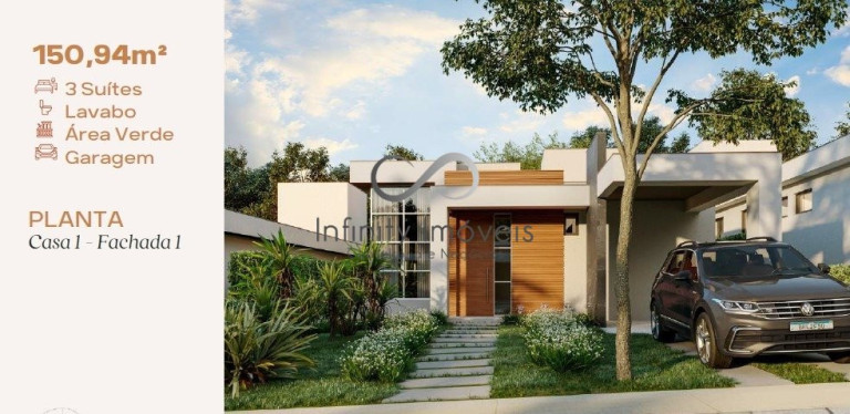 Imagem Casa de Condomínio com 3 Quartos à Venda, 150 m² em Francisco Pereira - Lagoa Santa