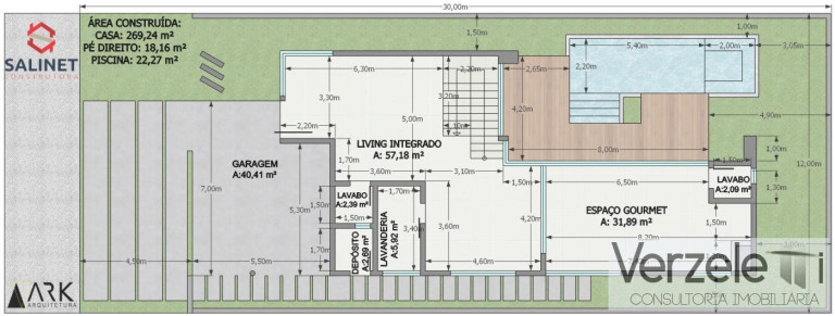 Imagem Casa com 3 Quartos à Venda, 309 m² em Jardim Dourado - Porto Belo