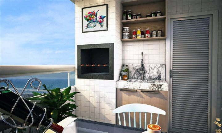 Imagem Apartamento com 2 Quartos à Venda, 63 m² em Maracanã - Praia Grande