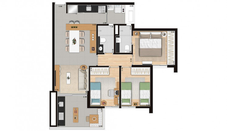 Imagem Apartamento com 3 Quartos à Venda, 75 m² em Perdizes - São Paulo Imagem Apartamento com 3 Quartos à Venda, 75 m² em Perdizes - São Paulo
