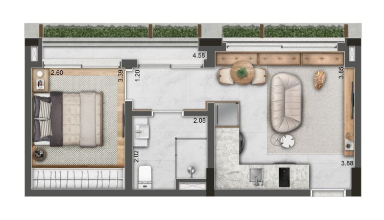 Imagem Imóvel com 2 Quartos à Venda, 95 m² em Itaim Bibi - São Paulo