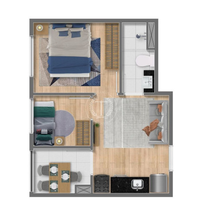 Imagem Apartamento com 1 Quarto à Venda, 17 m² em Tatuapé - São Paulo Imagem Apartamento com 1 Quarto à Venda, 17 m² em Tatuapé - São Paulo