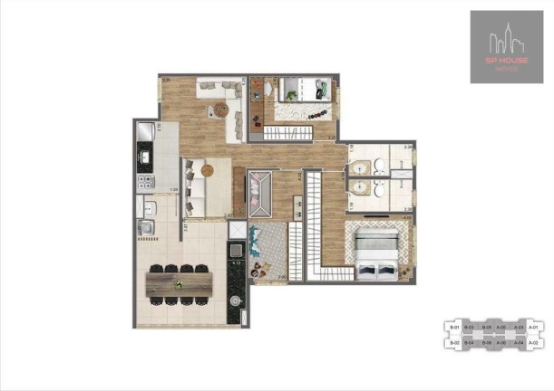 Imagem Apartamento com 2 Quartos à Venda, 67 m² em Barra Funda - São Paulo