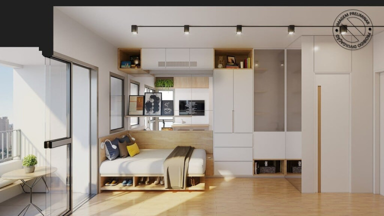Imagem Imóvel com 1 Quarto à Venda,  em Brooklin Paulista - São Paulo