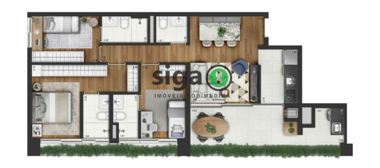 Imagem Apartamento com 3 Quartos à Venda, 105 m² em Campo Belo - São Paulo Imagem Apartamento com 3 Quartos à Venda, 105 m² em Campo Belo - São Paulo