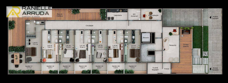 Imagem Apartamento com 1 Quarto à Venda, 18 m² em Jardim Oceania - João Pessoa Imagem Apartamento com 1 Quarto à Venda, 18 m² em Jardim Oceania - João Pessoa