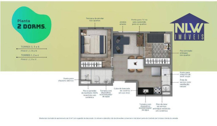 Imagem Apartamento com 2 Quartos à Venda, 36 m² em Mooca - São Paulo Imagem Apartamento com 2 Quartos à Venda, 36 m² em Mooca - São Paulo