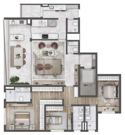 Imagem Apartamento com 3 Quartos à Venda, 288 m² em Moema - São Paulo