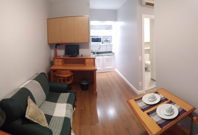 Imagem Flat com 1 Quarto à Venda, 32 m² em Moema - São Paulo Imagem Flat com 1 Quarto à Venda, 32 m² em Moema - São Paulo