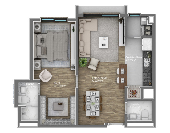 Imagem Apartamento com 2 Quartos à Venda, 78 m² em Av. Central - Gramado Imagem Apartamento com 2 Quartos à Venda, 78 m² em Av. Central - Gramado