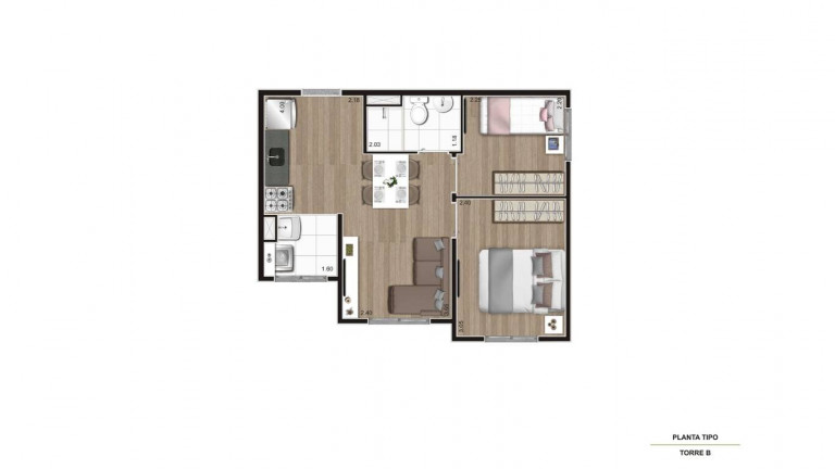 Imagem Apartamento com 2 Quartos à Venda, 2 m² em Cidade Patriarca - São Paulo