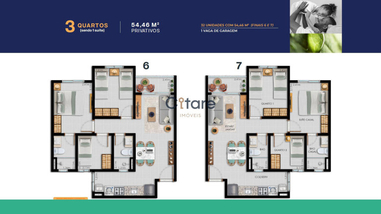 Imagem Apartamento com 3 Quartos à Venda, em Luciano Cavalcante - Fortaleza Imagem Apartamento com 3 Quartos à Venda, em Luciano Cavalcante - Fortaleza