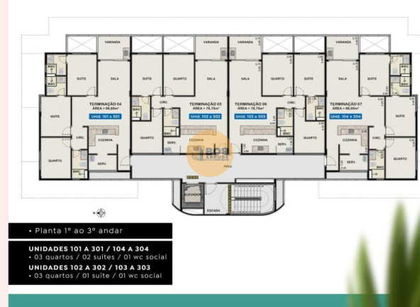 Imagem Apartamento com 3 Quartos à Venda, 78 m² em Porto De Galinhas (merepe Ii) - Ipojuca Imagem Apartamento com 3 Quartos à Venda, 78 m² em Porto De Galinhas (merepe Ii) - Ipojuca