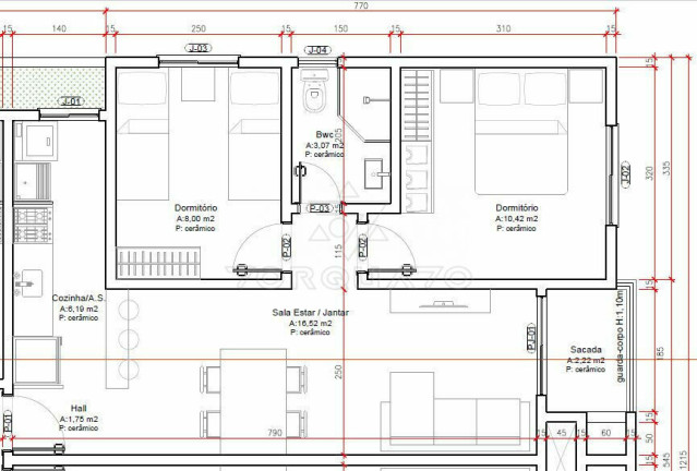 Imagem Apartamento com 2 Quartos à Venda, 55 m² em Itaipava - Itajaí Imagem Apartamento com 2 Quartos à Venda, 55 m² em Itaipava - Itajaí
