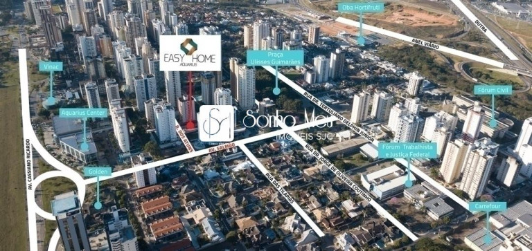 Imagem Apartamento com 1 Quarto à Venda, 48 m² em Parque Residencial Aquarius - São José Dos Campos Imagem Apartamento com 1 Quarto à Venda, 48 m² em Parque Residencial Aquarius - São José Dos Campos