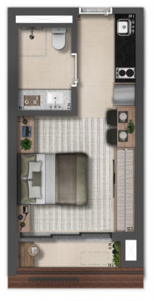 Imagem Studio com 1 Quarto à Venda, 2.480 m² em Vila Clementino - São Paulo Imagem Studio com 1 Quarto à Venda, 2.480 m² em Vila Clementino - São Paulo