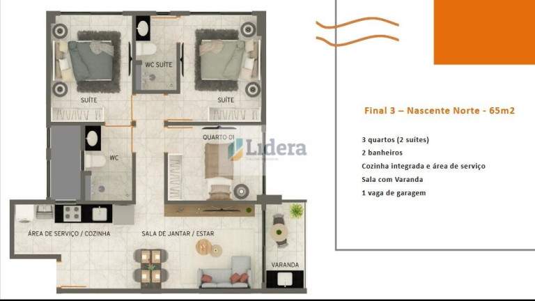 Imagem Apartamento com 2 Quartos à Venda, 53 m² em Formosa - Cabedelo