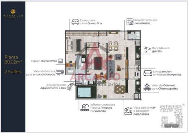 Imagem Apartamento com 2 Quartos à Venda, 75 m² em Praia Grande - Ubatuba Imagem Apartamento com 2 Quartos à Venda, 75 m² em Praia Grande - Ubatuba