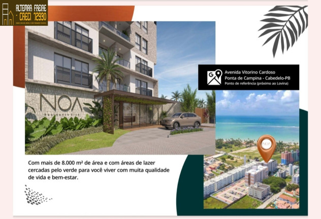 Imagem Apartamento com 3 Quartos à Venda, 71 m² em Poço - Cabedelo Imagem Apartamento com 3 Quartos à Venda, 71 m² em Poço - Cabedelo
