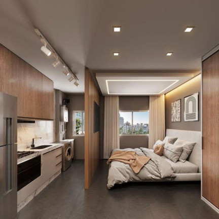 Imagem Imóvel com 1 Quarto à Venda, 30 m² em Hauer - Curitiba Imagem Imóvel com 1 Quarto à Venda, 30 m² em Hauer - Curitiba