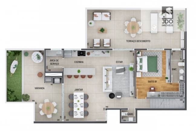 Imagem Apartamento com 2 Quartos à Venda, 103 m² em água Verde - Curitiba Imagem Apartamento com 2 Quartos à Venda, 103 m² em água Verde - Curitiba