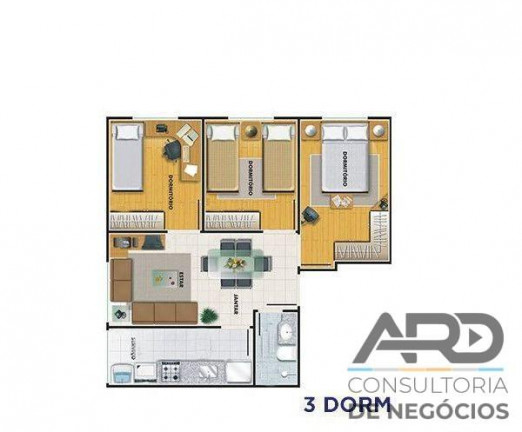 Imagem Apartamento com 3 Quartos à Venda, 50 m² em Penha - Vila Esperança - São Paulo