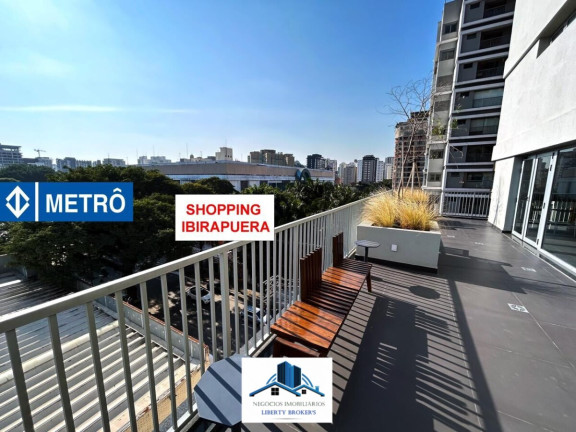 Imagem Apartamento com 1 Quarto para Alugar, 21 m² em Indianópolis - São Paulo