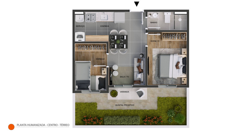 Imagem Apartamento com 2 Quartos à Venda, 40 m² em Residencial Parque Da Fazenda - Campinas