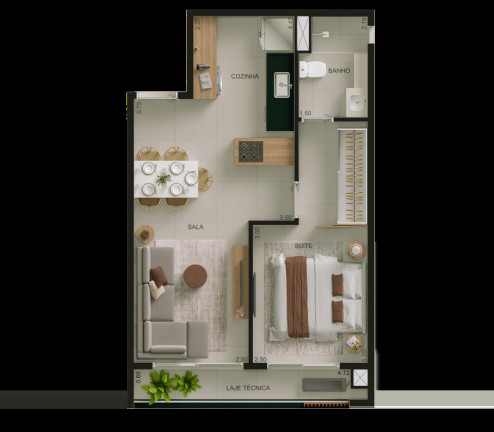 Imagem Imóvel com 1 Quarto à Venda, 38 m² em Setor Bueno - Goiânia Imagem Imóvel com 1 Quarto à Venda, 38 m² em Setor Bueno - Goiânia