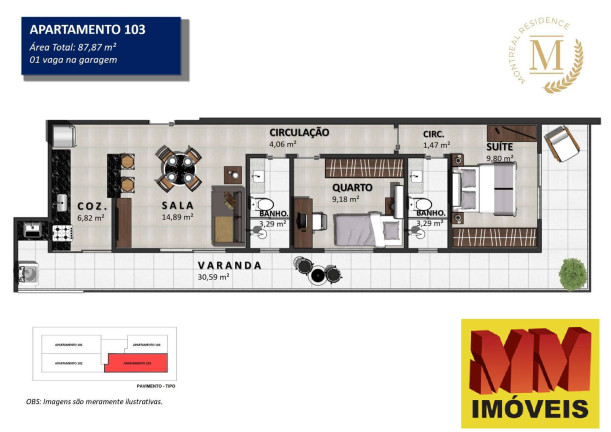 Imagem Apartamento com 1 Quarto à Venda, 58 m² em Braga - Cabo Frio Imagem Apartamento com 1 Quarto à Venda, 58 m² em Braga - Cabo Frio